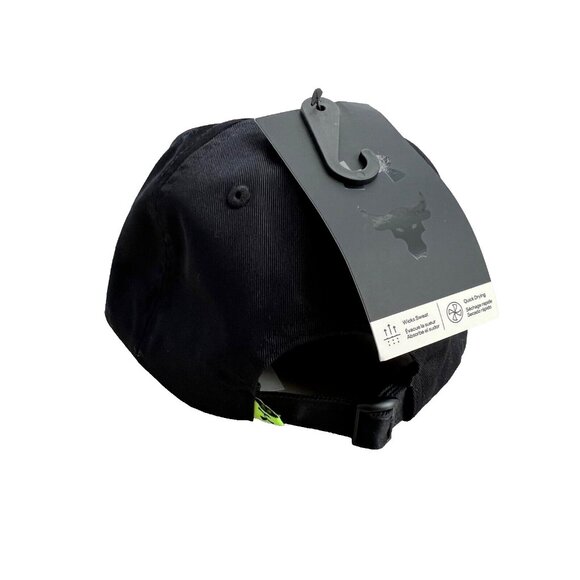 Under Armour Kids 1369814 Project Rock Adjustable Cap Black / Vis Yellow - Picture 4 of 4